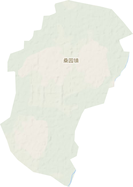 桑园镇地形图