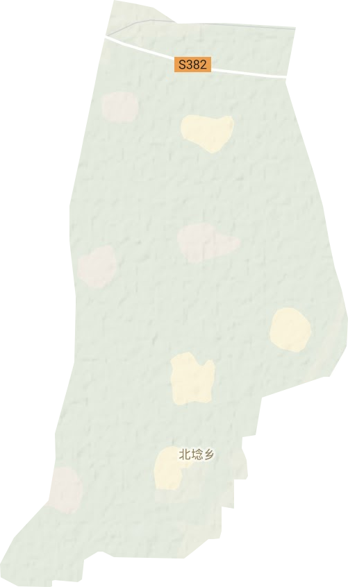 北埝头乡地形图