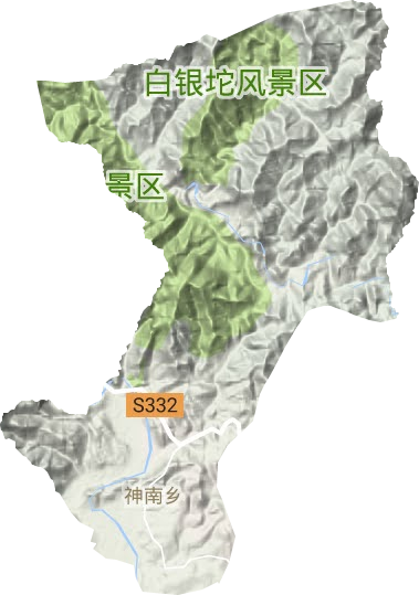 神南镇地形图