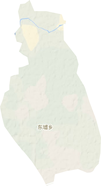 东墟乡地形图