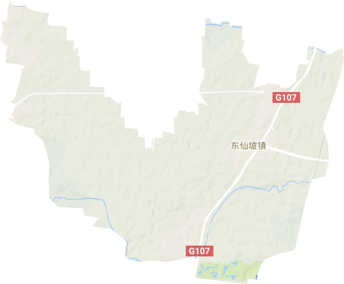 东仙坡镇地形图