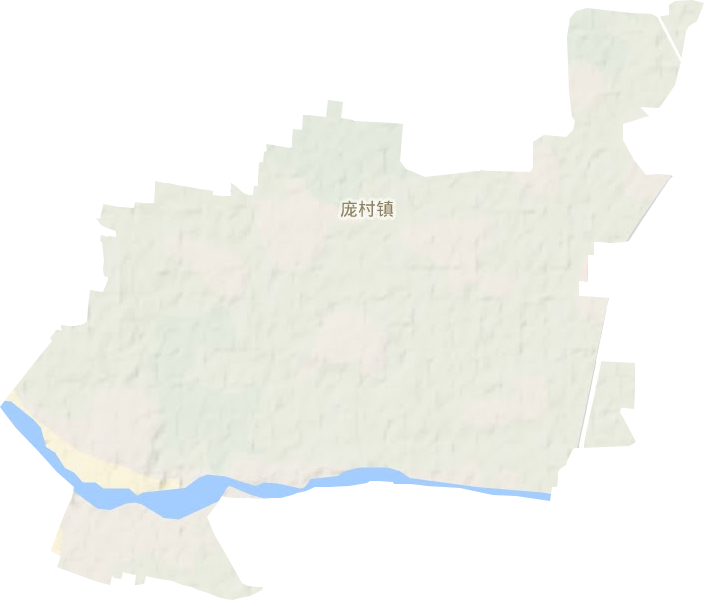 庞村镇地形图