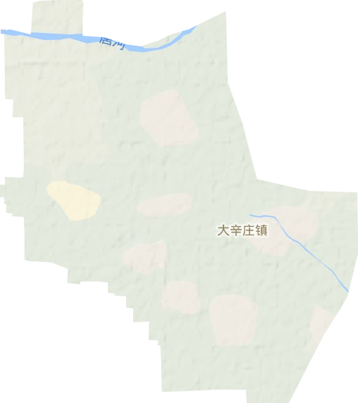 大辛庄镇地形图