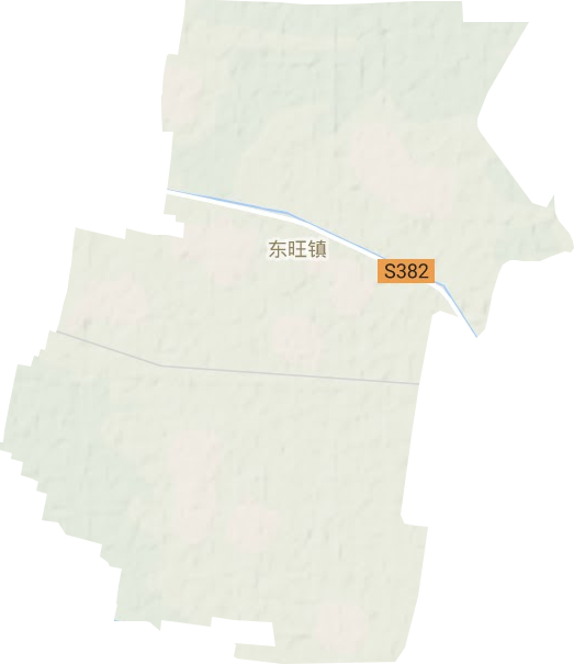东旺镇地形图