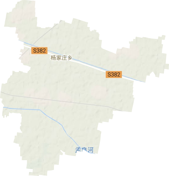 杨家庄乡地形图