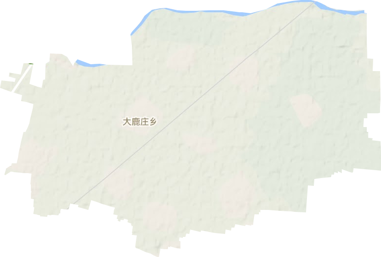 大鹿庄乡地形图