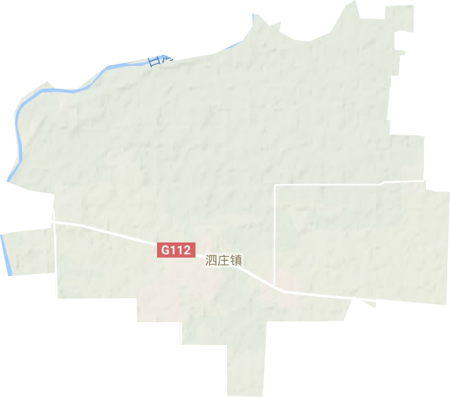 泗庄镇地形图