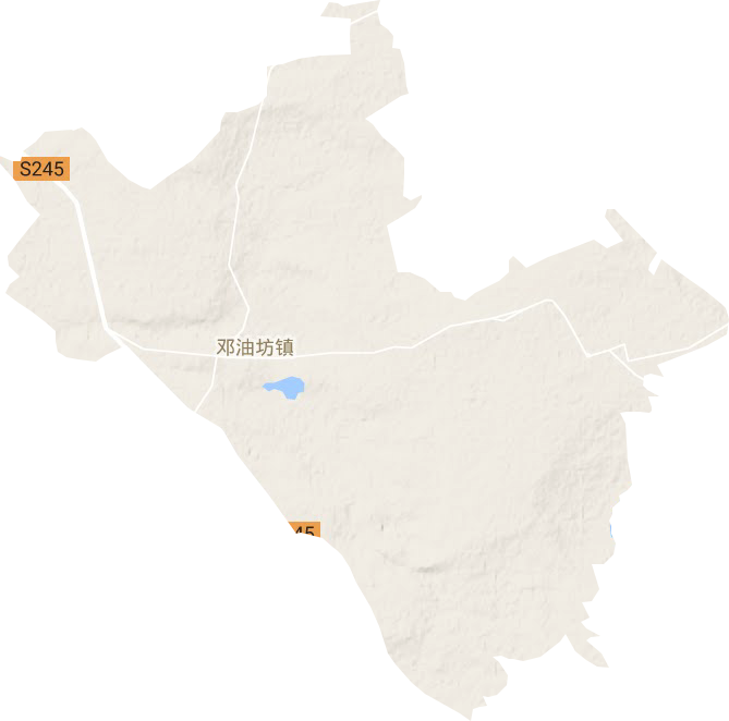 邓油坊镇地形图