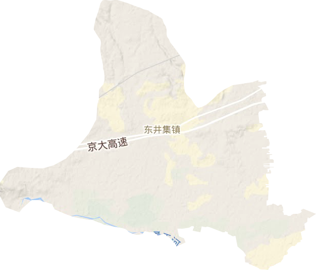 东井集镇地形图