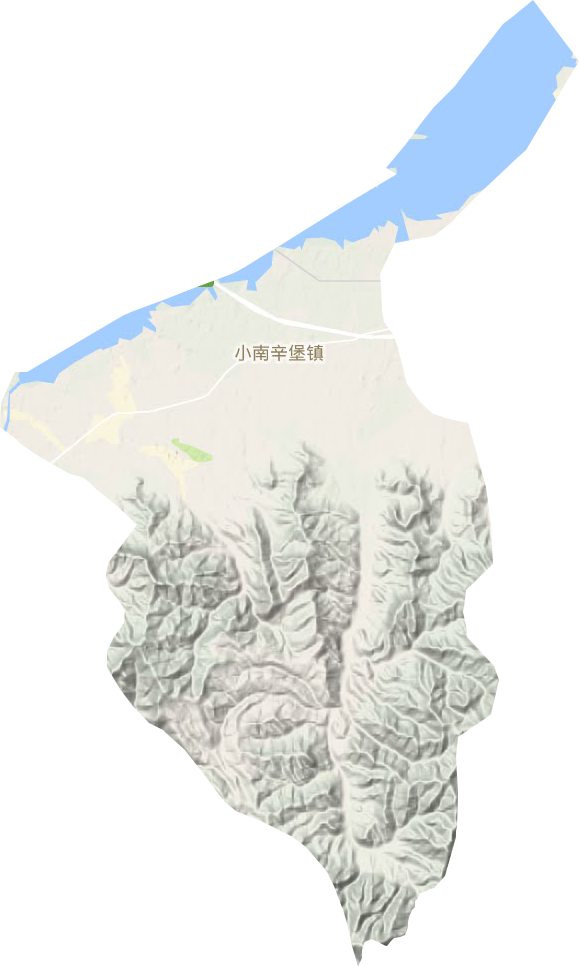 小南辛堡镇地形图