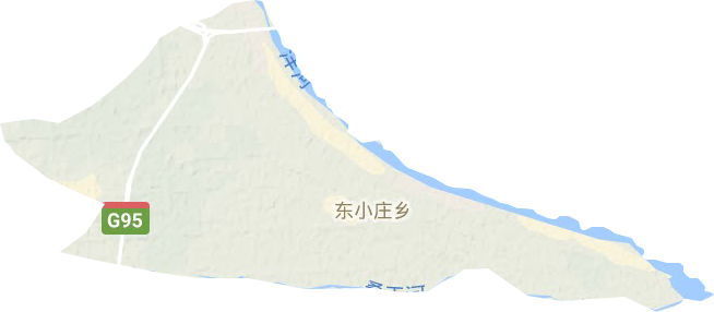 东小庄镇地形图