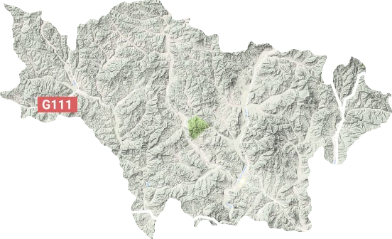 隆化县地形图