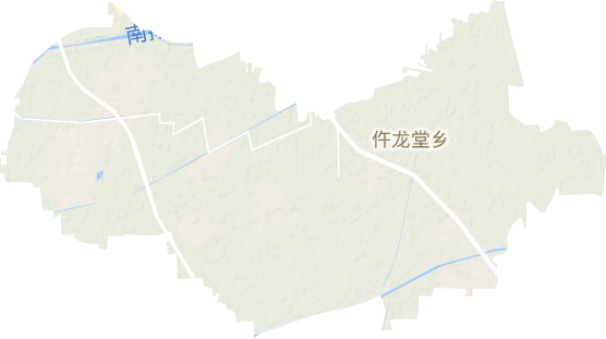 仵龙堂乡地形图