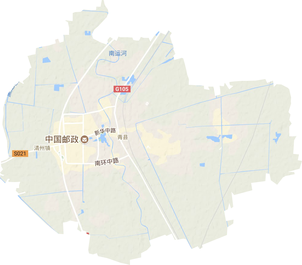 清州镇地形图