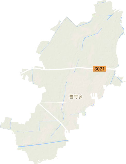 曹寺乡地形图
