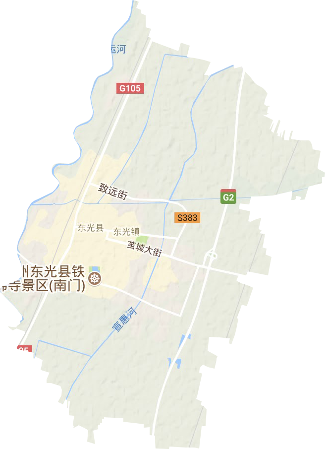 东光镇地形图