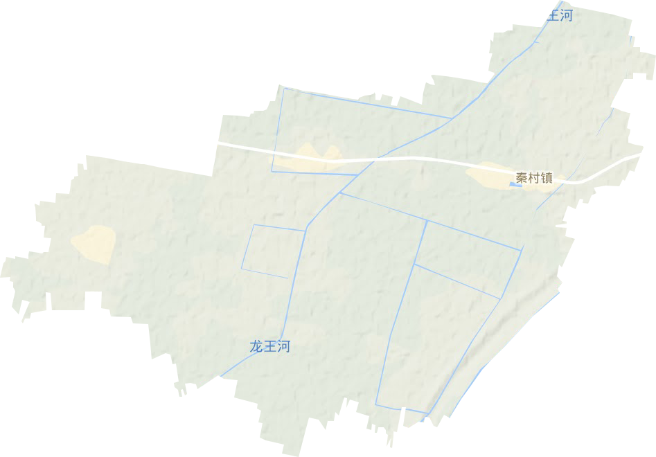 秦村镇地形图