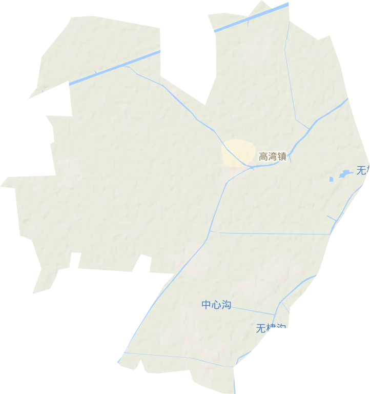 高湾镇地形图