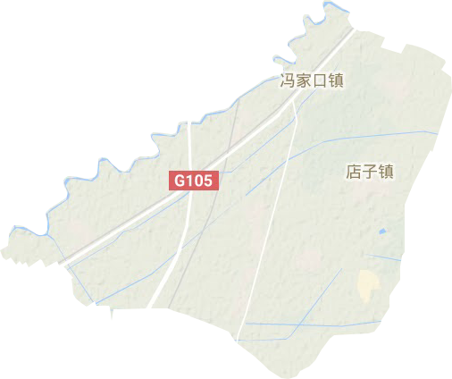 冯家口镇地形图