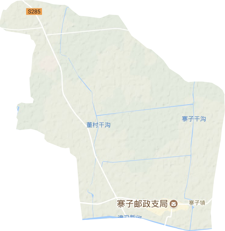 寨子镇地形图