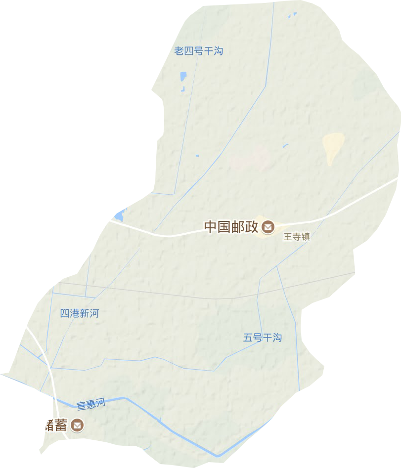 王寺镇地形图