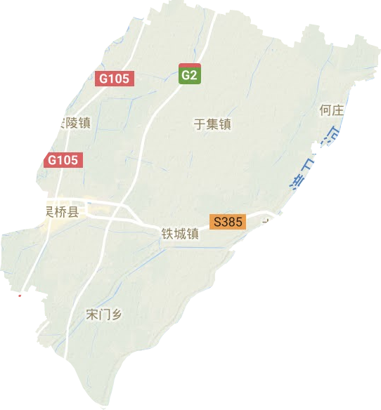 吴桥县地形图