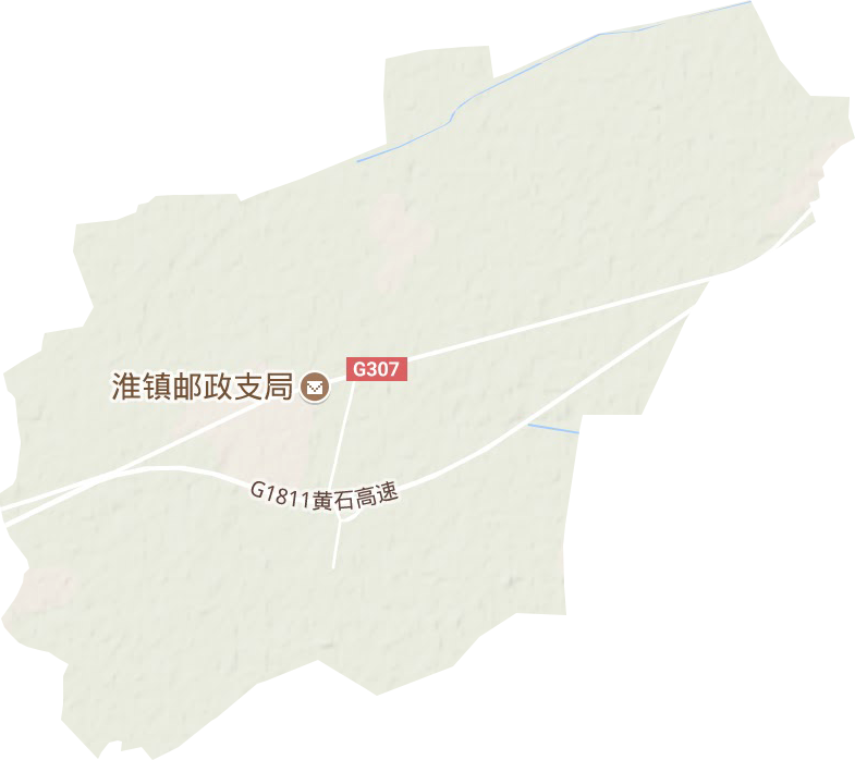 淮镇镇地形图