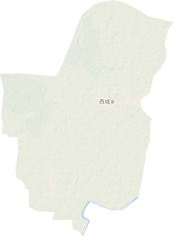 西城乡地形图