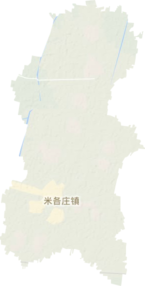 米各庄镇地形图