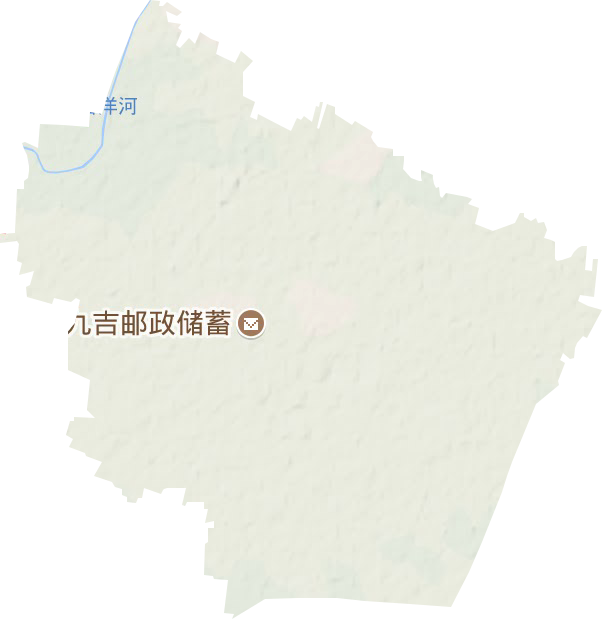 西九吉乡地形图