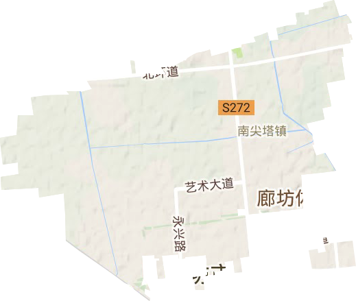 南尖塔镇地形图