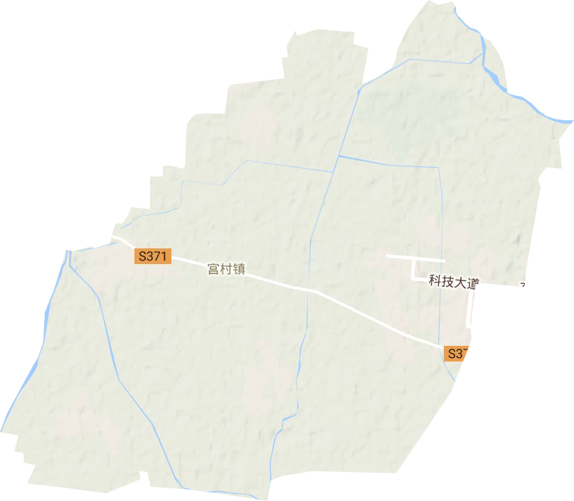 宫村镇地形图