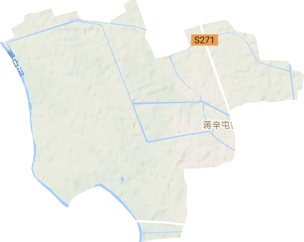 蒋辛屯镇地形图