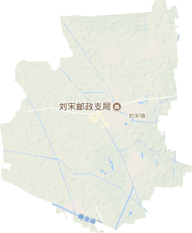 刘宋镇地形图
