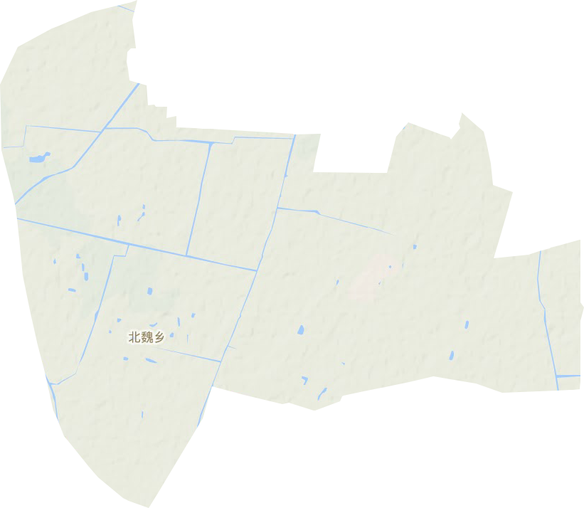 北位乡地形图