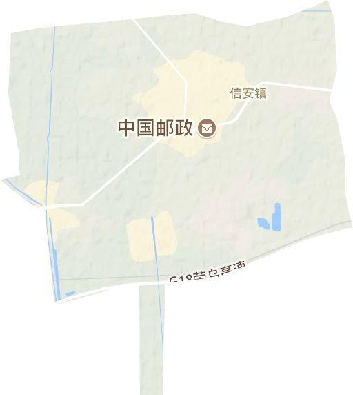 信安镇地形图