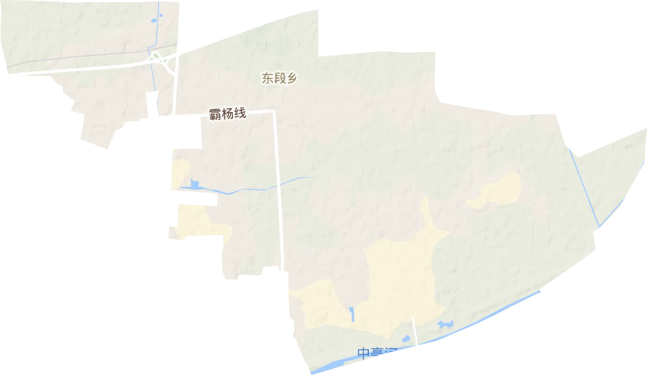 东段乡地形图