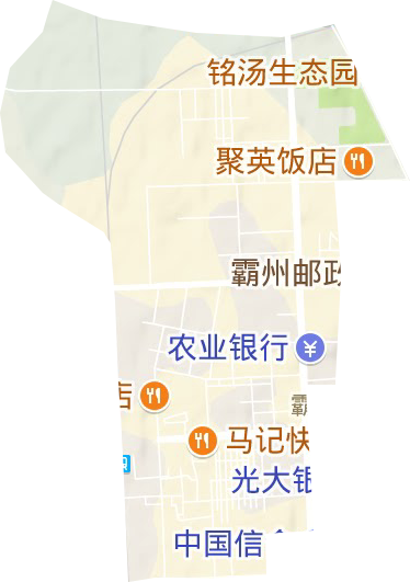霸州经济技术开发区地形图