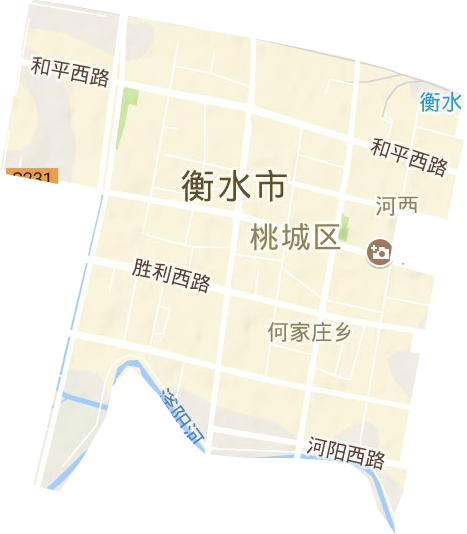 中华街道地形图