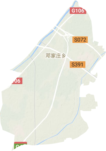 邓庄镇地形图