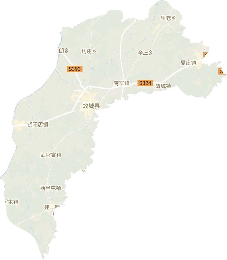 故城县地形图