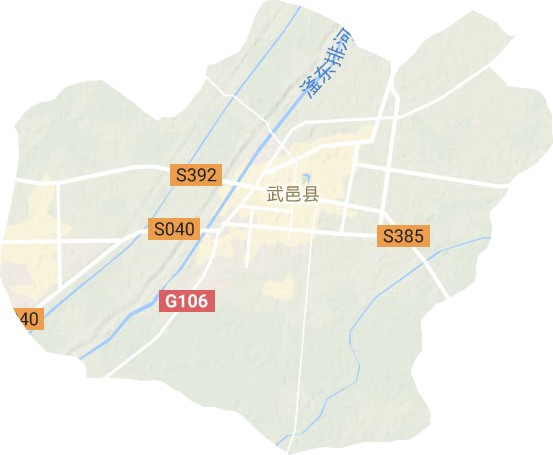 武邑镇地形图