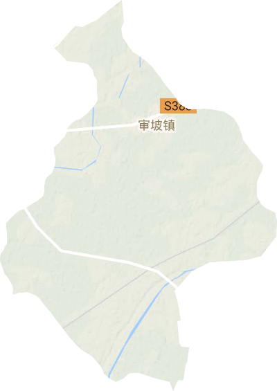 审坡镇地形图