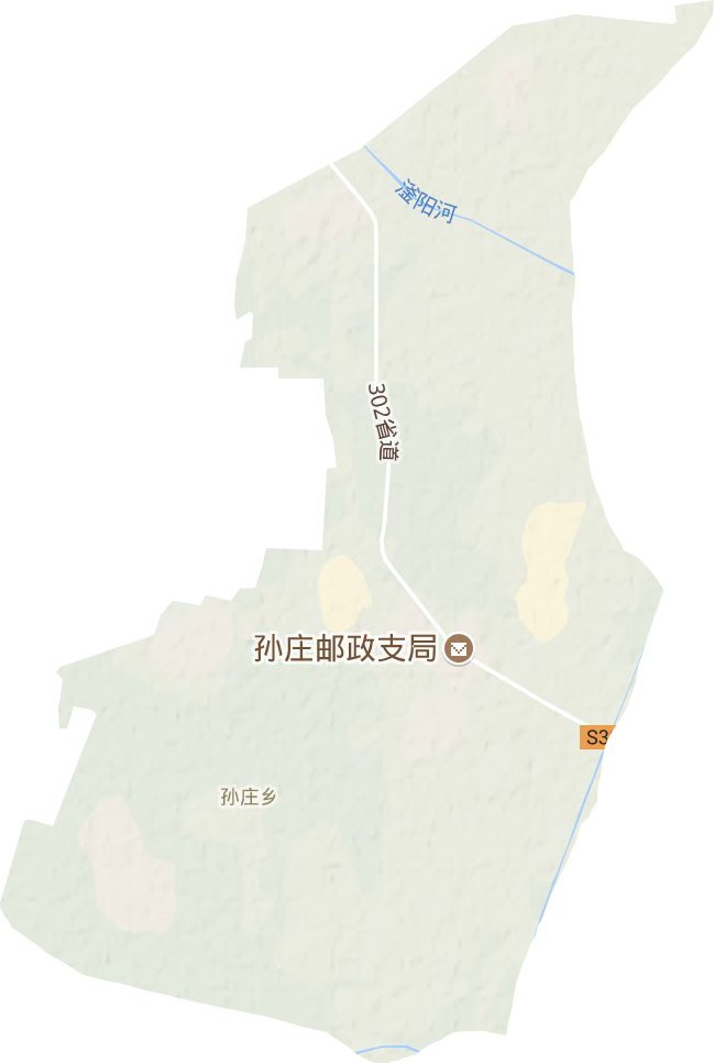 孙庄乡地形图