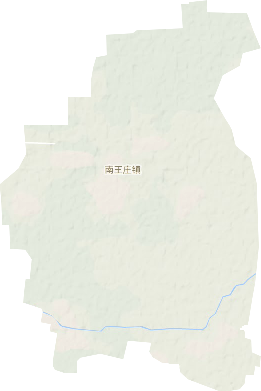 南王庄镇地形图