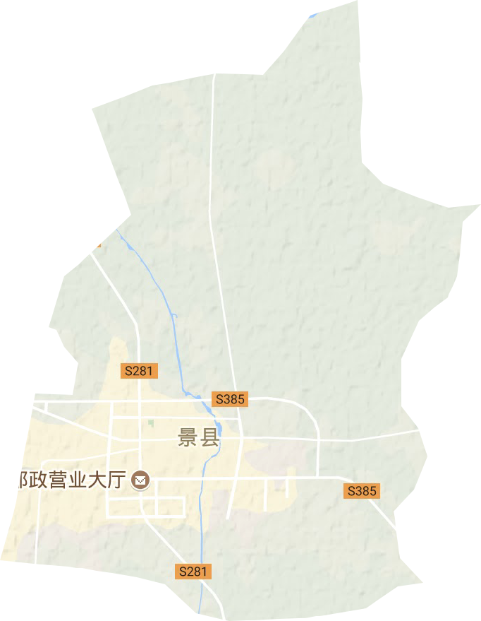 景州镇地形图
