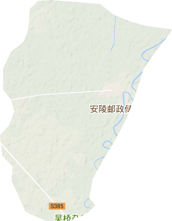 安陵镇地形图