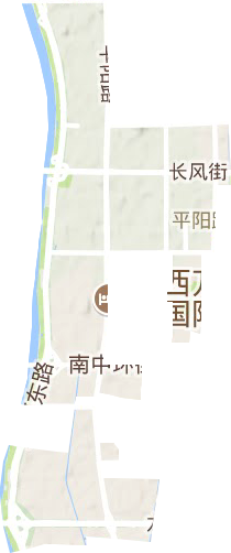 平阳路街道地形图
