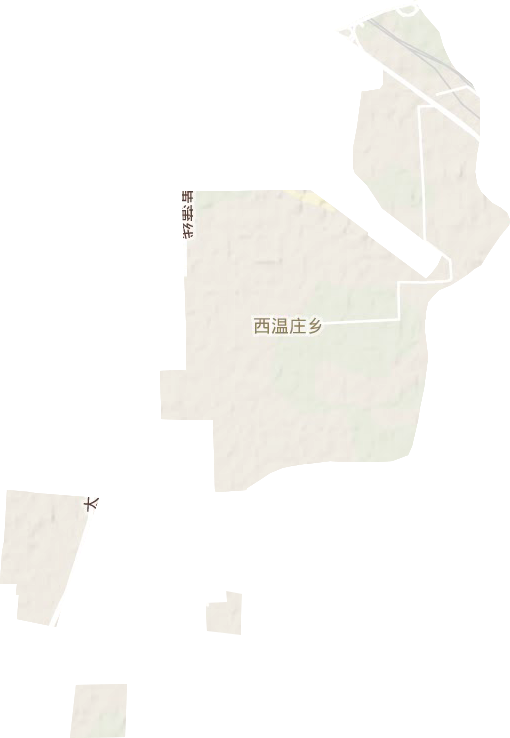 西温庄乡地形图