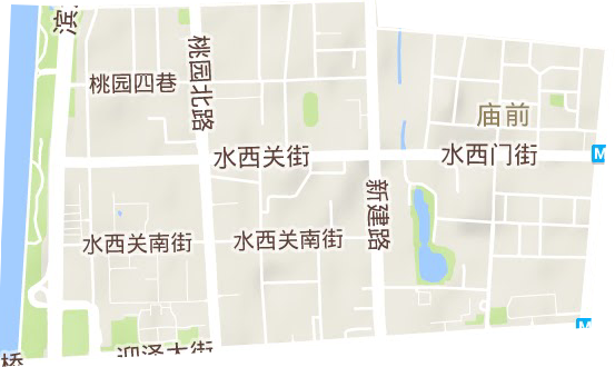 庙前街道地形图